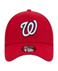 New Era Big Boys and Girls Red Washington Nationals 9FORTY A-Frame Adjustable Hat