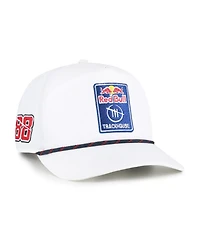 '47 Brand Men's White Connor Zilisch Driver Hitch Rope brrr Adjustable Hat