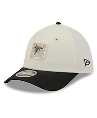 New Era Men's Cream/Black Atlanta Falcons 2026 Nfl Training Camp 39THIRTY Flex Hat