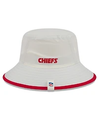New Era Men's Cream Kansas City Chiefs 2026 Nfl Training Camp Sport Bucket Hat