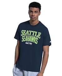 Starter Men's 2-pack College Navy/Gray Seattle Seahawks Logo T-Shirt