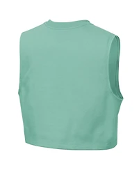 Nike Big Girls Mint New York Liberty 2026 Authentic Practice Sleeveless Cropped T-Shirt