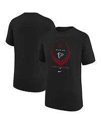 Nike Big Boys and Girls Black Atlanta Falcons Icon Legend Dri-fit T-Shirt