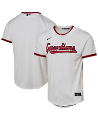 Nike Big Boys and Girls White Cleveland Guardians Home Stadium Jersey