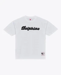 Mitchell & Ness Men's White Miami Dolphins Monochrome T-Shirt