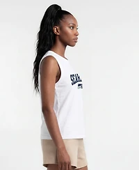 Champion Women's White Seattle Seahawks Muscle Tank Top