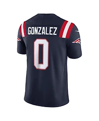 Nike Men's Christian Gonzalez Navy New England Patriots Vapor F.u.s.e. Stitched Limited Jersey