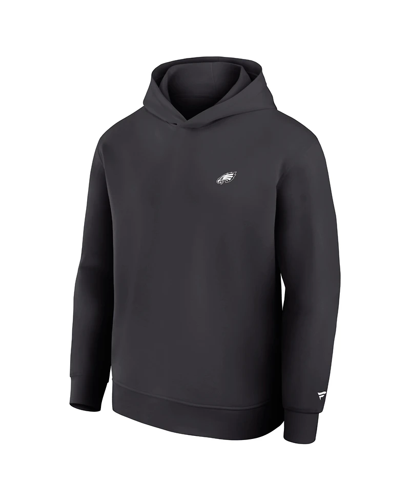 Fanatics Men's Charcoal Philadelphia Eagles Clutch Tri-Blend Hoodie