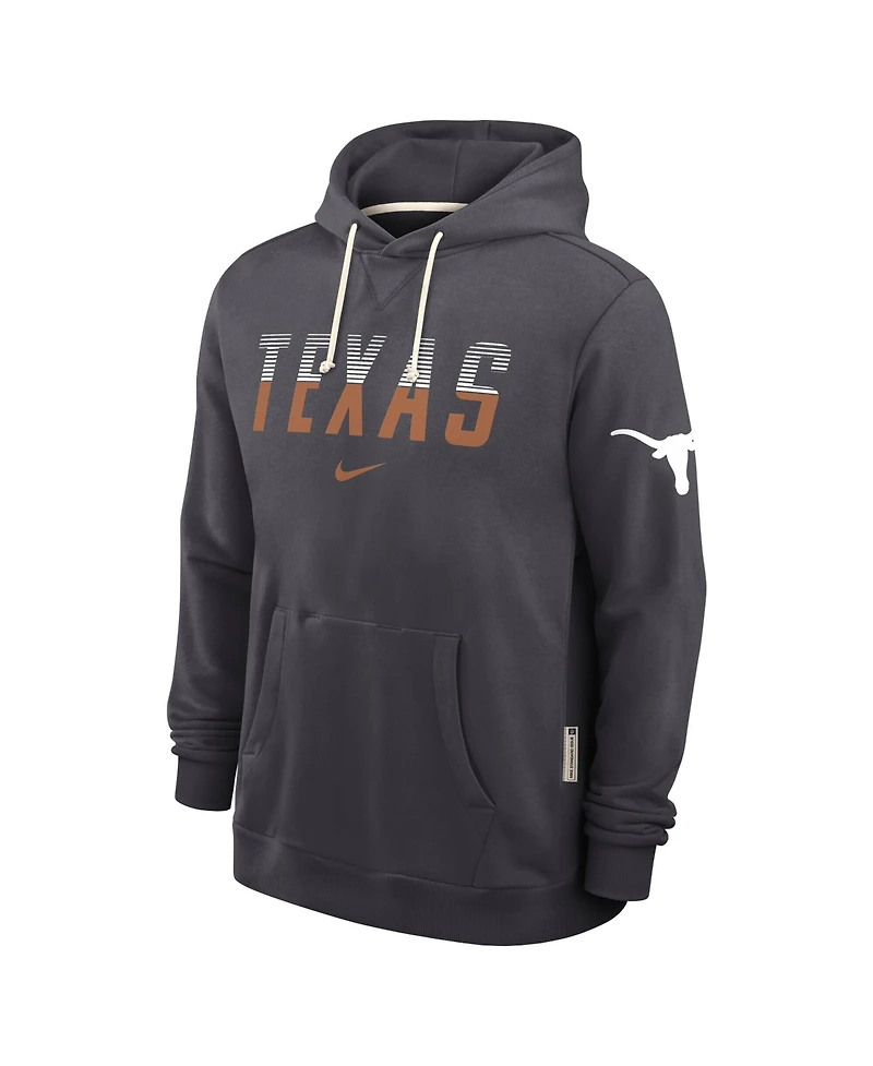 Nike Men's Anthracite Texas Longhorns 2026 Sideline Standard Issue Dri-fit Hoodie