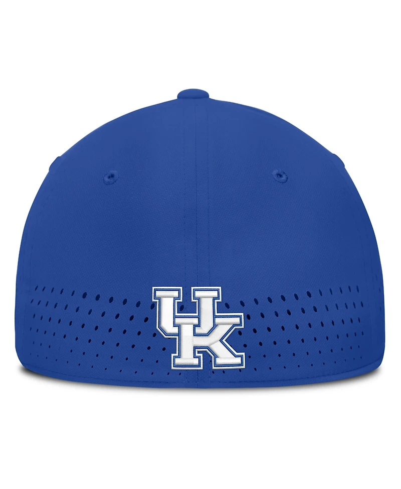 Nike Men's Royal Kentucky Wildcats Gameday Aerobill Swooshflex Dri-fit Hat