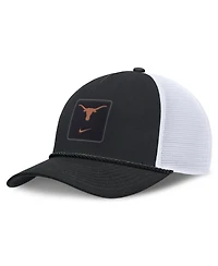 Nike Men's and Women's Black Texas Longhorns Game Day Rope Trucker Adjustable Hat