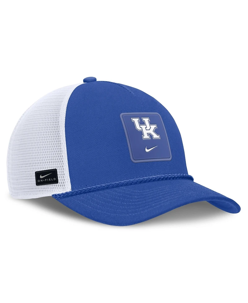 Nike Men's and Women's Royal Kentucky Wildcats Game Day Rope Trucker Adjustable Hat