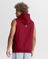 Jordan Men's Crimson Oklahoma Sooners 2026 Sideline Sleeveless Dri-fit Hoodie