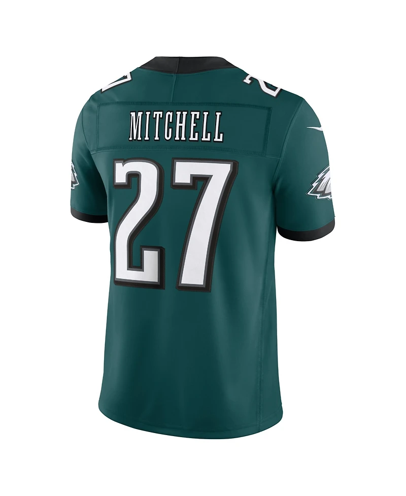 Nike Men's Quinyon Mitchell Midnight Green Philadelphia Eagles Vapor F.u.s.e. Stitched Limited Jersey