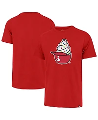 '47 Brand Men's Red Philadelphia Phillies Ice Cream Helmet Franklin T-Shirt