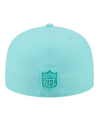 New Era Men's Turquoise San Francisco 49ers Color Pack 59FIFTY Fitted Hat