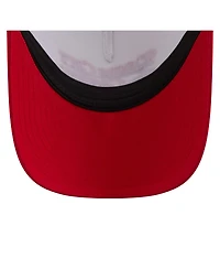 New Era Women's Cream/Red Kansas City Chiefs Retro A-Frame 9FORTY Adjustable Hat