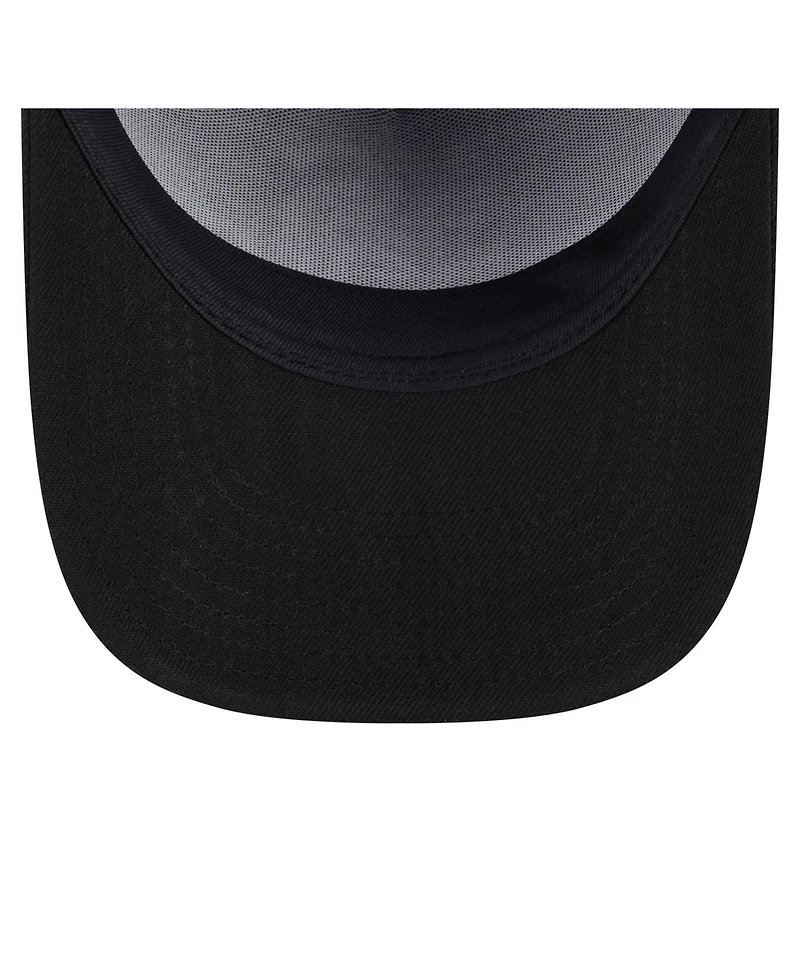 New Era Men's Black Chicago White Sox Motion A-Frame 9FIFTY Snapback Hat