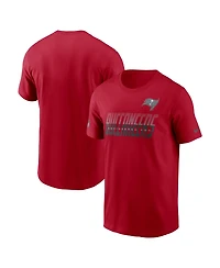 Nike Men's Red Tampa Bay Buccaneers Sideline Dri-fit T-Shirt