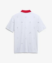 Nike Men's White Ohio State Buckeyes Vapor Pattern Dri-fit Polo Shirt