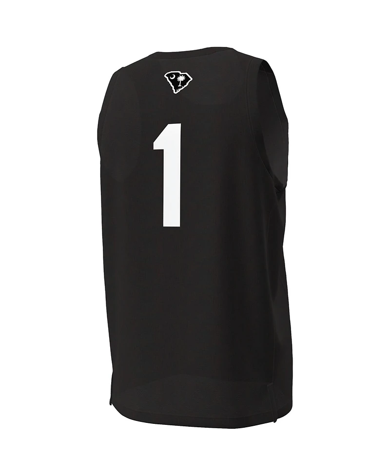 Under Armour Men's Black South Carolina Gamecocks 1 Replica Basketball Jersey