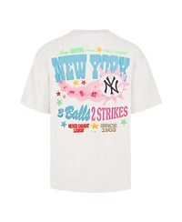 '47 Brand Men's and Women's Cream New York Yankees Turnpike Chuck Foundation T-Shirt
