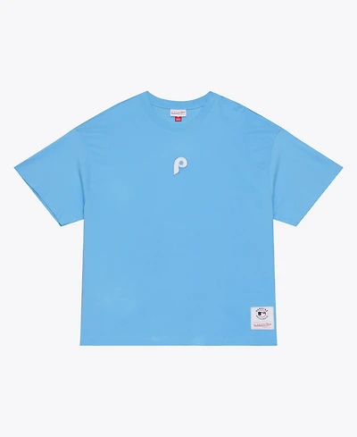 Mitchell & Ness Men's Light Blue Philadelphia Phillies Insignia Premium T-Shirt