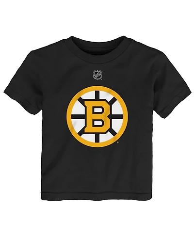 Outerstuff Baby Boys and Girls Black Boston Bruins Primary Logo T-Shirt