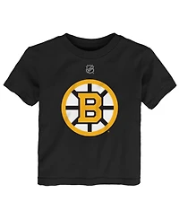 Outerstuff Baby Boys and Girls Black Boston Bruins Primary Logo T-Shirt