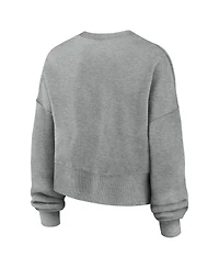 Nike Women's Heather Gray Oregon Ducks Oversized Phoenix Arch Pullover Sweatshirt
