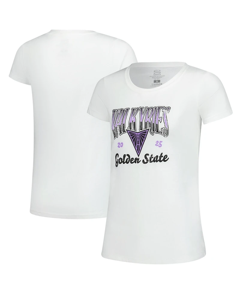 Stadium Essentials Women's White Golden State Valkyries Sky High T-Shirt