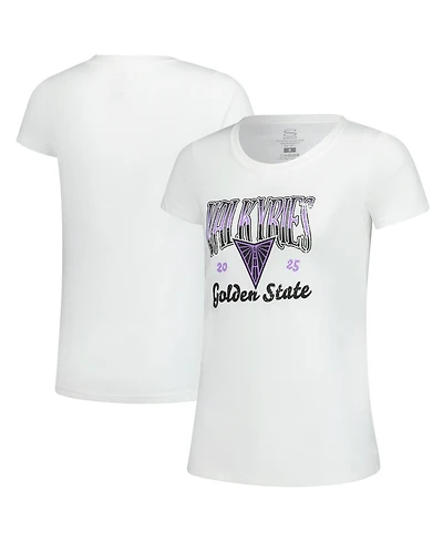 Stadium Essentials Women's White Golden State Valkyries Sky High T-Shirt