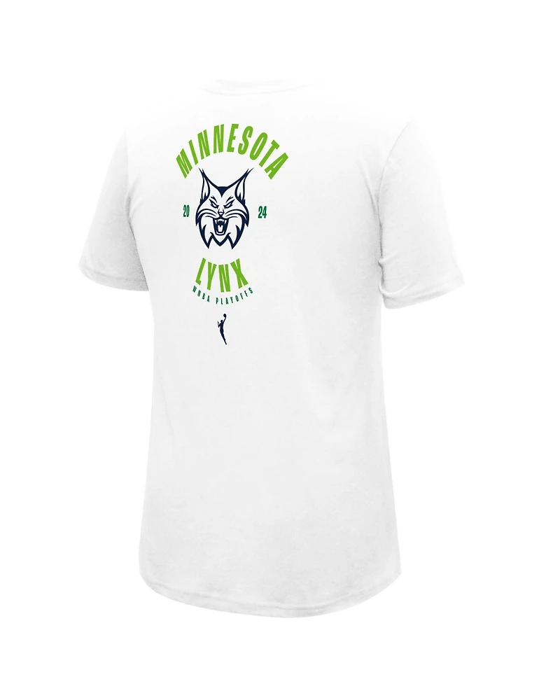 Stadium Essentials Men's and Women's White Minnesota Lynx 2024 Wnba Playoffs Eyes T-Shirt