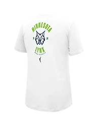 Stadium Essentials Men's and Women's White Minnesota Lynx 2024 Wnba Playoffs Eyes T-Shirt