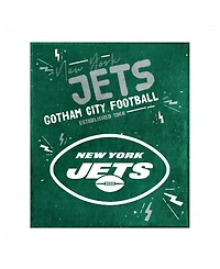 Logo Brands New York Jets 60" x 70" Plush Throw Blanket