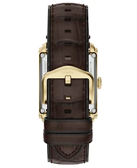 Fossil Men's Carraway Automatic Brown Croco Leather Watch 42mm