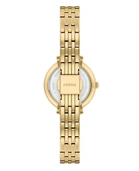 Fossil Women's Heidi Three-Hand Gold-Tone Stainless Steel Watch 26mm