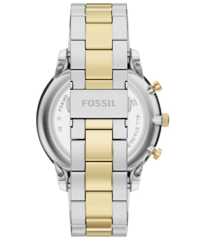 Fossil Men's Neutra Chronograph Two-Tone Stainless Steel Watch 44mm