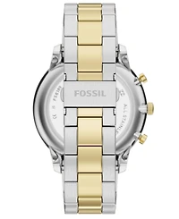 Fossil Men's Neutra Chronograph Two-Tone Stainless Steel Watch 44mm