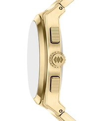 Fossil Men's Everett Chronograph Gold-Tone Stainless Steel Watch 44mm