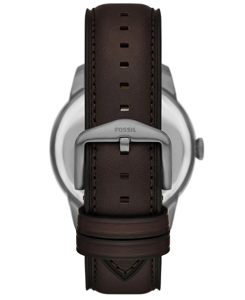 Fossil Men's Townsman Big Tic Two-Tone Leather Watch 42mm
