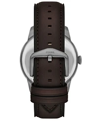 Fossil Men's Townsman Big Tic Two-Tone Leather Watch 42mm