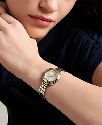 Fossil Women's Genevive Three-Hand Two-Tone Stainless Steel Watch 30mm