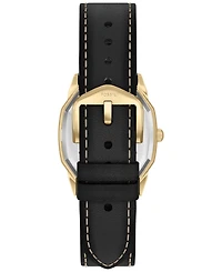 Fossil Men's Harlow Three-Hand Black Leather Watch 33mm