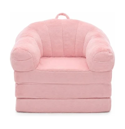 gaomon Chenille Folding Sofa Bed, Convertible Sleeper Chair with U-Shaped Arms, No Assembly Required