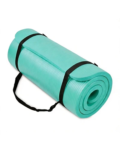 Aofar Yoga Mat Thick High Density Exercise Carrying Strap