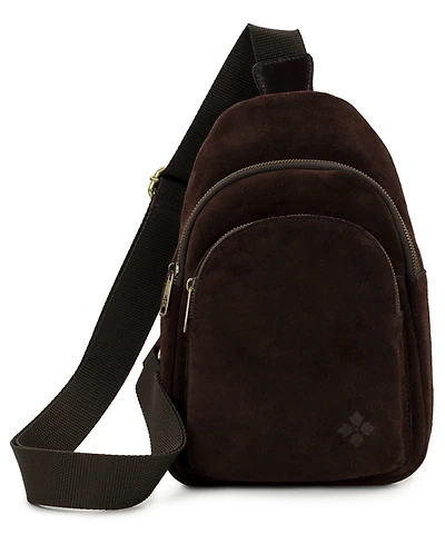 Patricia Nash Melle Mini Suede Leather Sling Handbag
