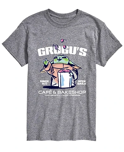 Airwaves Men's The Mandalorian & Grogu Grogus Cafe Bakeshop Graphic T-Shirt