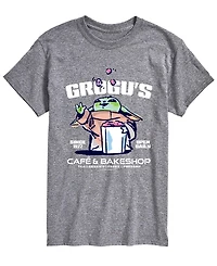 Airwaves Men's The Mandalorian & Grogu Grogus Cafe Bakeshop Graphic T-Shirt
