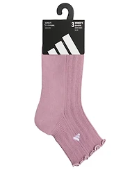 adidas Women's Lifestyle Superlite Quarter Socks, 3-Pack